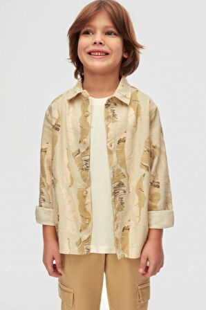 Erkek Çocuk Gömlek  4-8 Yaş 48529