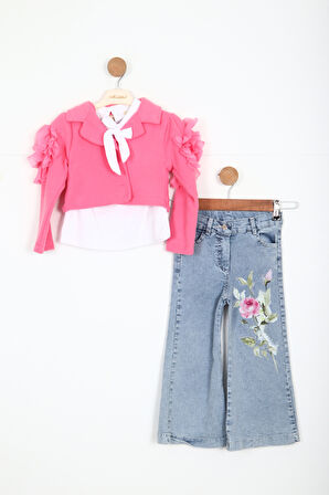 Kiz Çocuk Alt Üst Takım 4-7 Yaş 51009