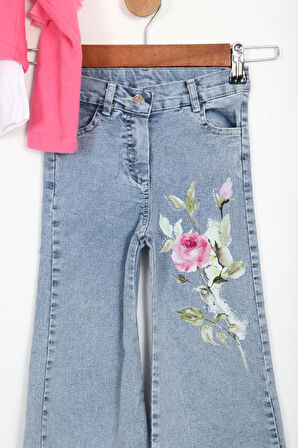 Kiz Çocuk Alt Üst Takım 4-7 Yaş 51009