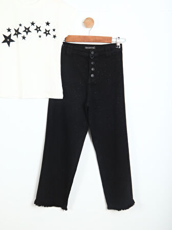 Kız Çocuk Kombin Takmı 5-13 Yaş SET0305