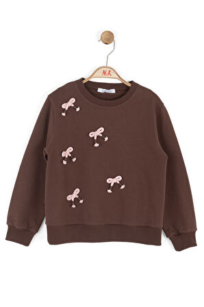 Kız Çocuk Sweatşirt 4-8 Yaş 39518