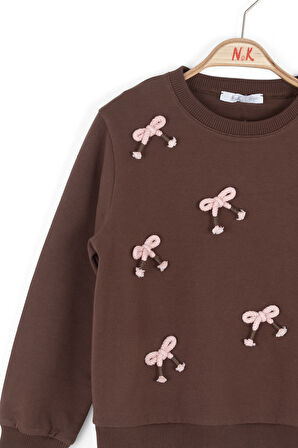 Kız Çocuk Sweatşirt 4-8 Yaş 39518