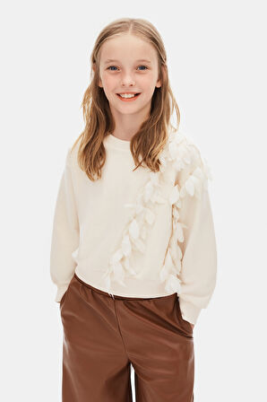 Kız Çocuk Sweatşirt 8-14 Yaş 39315