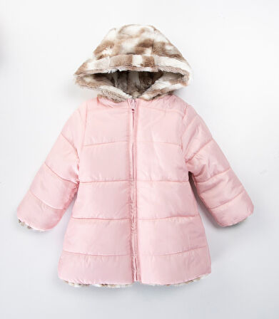 Kız Çocuk Mont 2-6 Yaş 50315 Pembe