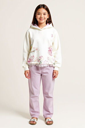 Kız Çocuk Eşofman Takım 4-8 Yaş 7229