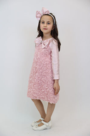 Kız Çocuk Elbise 3-10 Yaş 3911