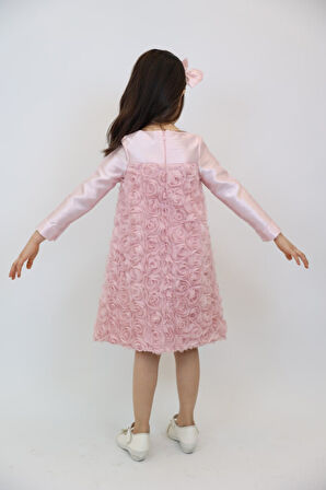 Kız Çocuk Elbise 3-10 Yaş 3911