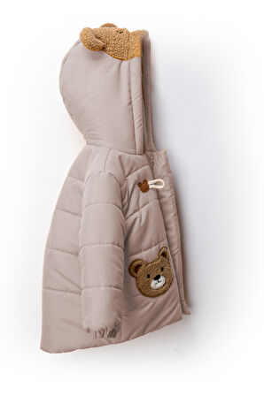 Su Ve Rüzgar Geçirmez Kapüşonlu Şişme Kışlık Erkek Çocuk Mont 2-6 Yaş 51398