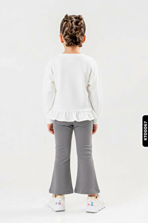 Kız Çocuk 2li Kombin Takmı 5-14 Yaş SET0404