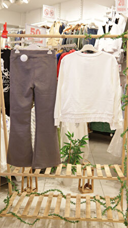 Kız Çocuk 2li Kombin Takmı 5-14 Yaş SET0404