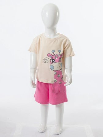 Kız Çocuk Yazlık Pijama Takımı 6-24 Ay 44061