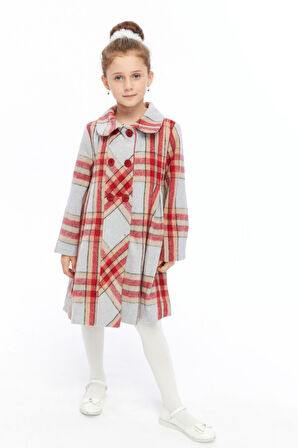 Kız Çocuk Kaban 6-10 Yaş 6542