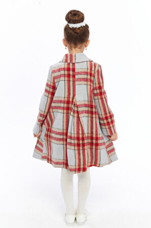 Kız Çocuk Kaban 6-10 Yaş 6542