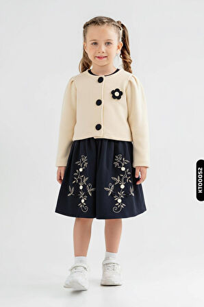 Kız Çocuk Elbise 4-7 Yaş 52072