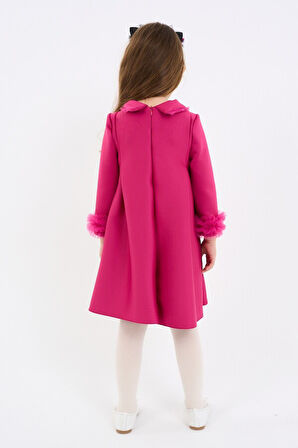 Kız Çocuk Elbise 4-8 Yaş 9222