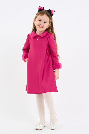 Kız Çocuk Elbise 4-8 Yaş 9222