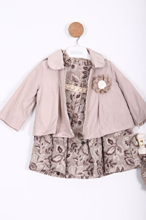 Kız Çocuk Elbise 3-12 Ay 9055