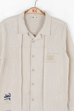 Erkek Çocuk Gömlek  8-14 Yaş 48350