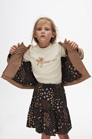 Kız Çocuk Ceket 4-8 Yaş 37502