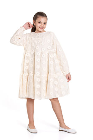 Kız Çocuk Elbise 5-9 Yaş 36029
