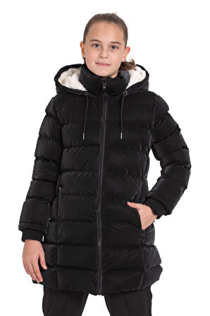 Kız Çocuk Mont 9-12 Yaş 8046