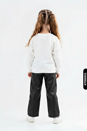 Kız Çocuk 2li Kombin Takım 8-14 Yaş SET0389