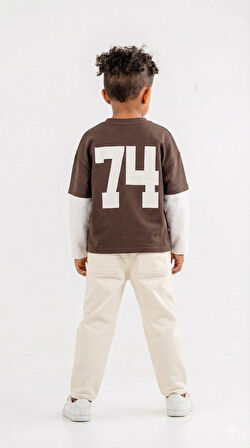 Erkek Çocuk 2li Kombin Takmı 4-13 Yaş SET0403