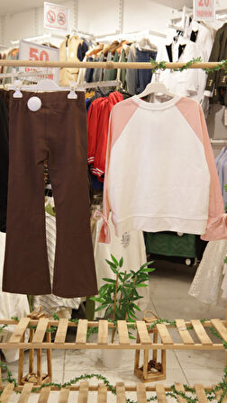 Kız Çocuk 2li Kombin Takmı 5-14 Yaş SET0407