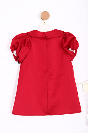 Kız Çocuk Kısa Kol Elbise 1-6 Yaş 2915-1