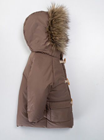 Erkek Çocuk Mont 2-6 Yaş 51360 Kahve