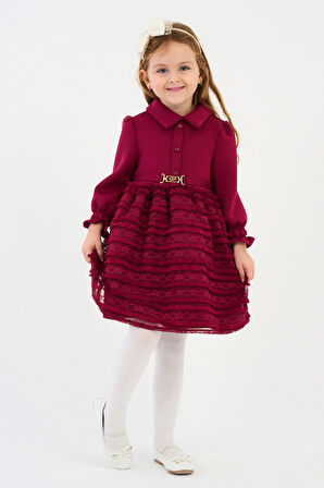 Kız Çocuk Elbise 1-5 Yaş 8955