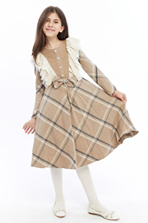 Kız Çocuk Elbise 4-12 Yaş 1880