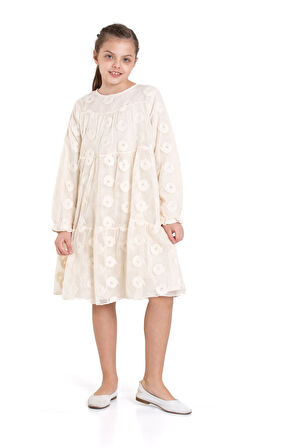 Kız Çocuk Elbise 5-9 Yaş 36029