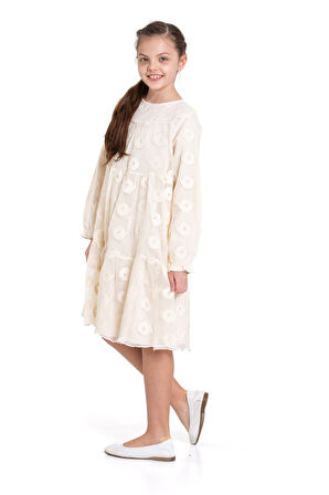 Kız Çocuk Elbise 5-9 Yaş 36029