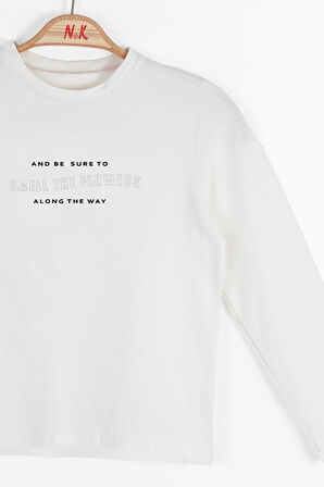 Kız Çocuk Tişört 8-14 Yaş 37320