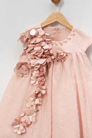 Kız Çocuk Elbise 4-8 Yaş 7011