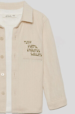 Erkek Çocuk Gömlek  1-4 Yaş 48605