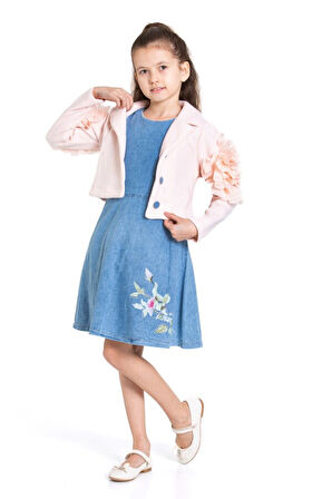 Kiz Çocuk Etek Takmı 6-9 Yaş 51050