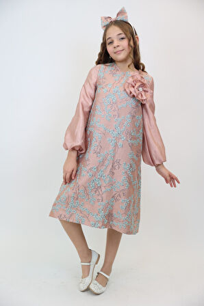 Kız Çocuk Elbise 3-10 Yaş 3925