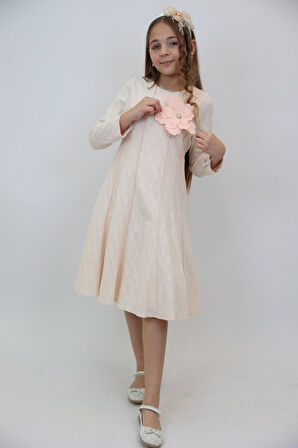 Kız Çocuk Elbise 4-12 Yaş 3908