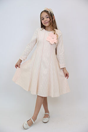 Kız Çocuk Elbise 4-12 Yaş 3908