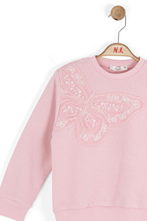 Kız Çocuk Sweatşirt 4-8 Yaş 39505