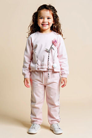 Kız Çocuk Eşofman Takım 10-16 Yaş 7425