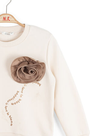 Kız Çocuk Sweatşirt 4-8 Yaş 39533