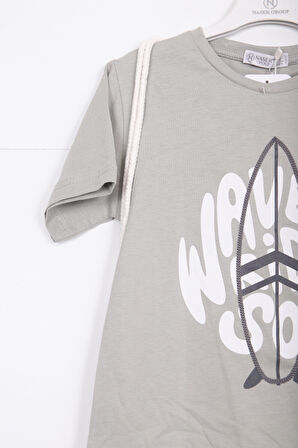 Erkek Çocuk Alt Üst Şort Takım 8-14 Yaş 4143