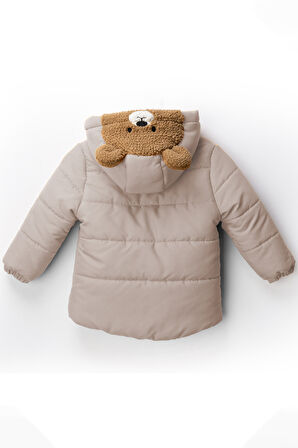 Su Ve Rüzgar Geçirmez Kapüşonlu Şişme Kışlık Erkek Çocuk Mont 2-6 Yaş 51398