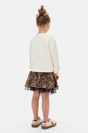 Kız Çocuk Sweatşirt 4-8 Yaş 39530