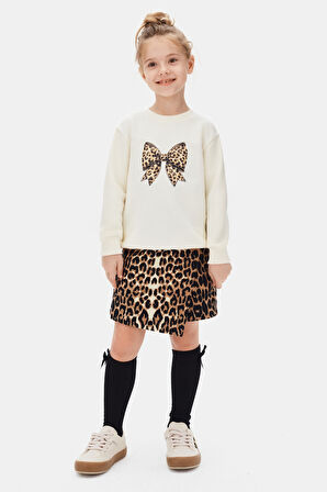 Kız Çocuk Sweatşirt 4-8 Yaş 39530