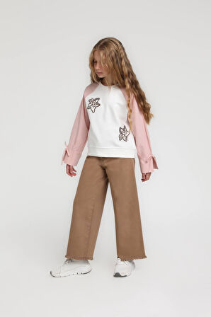 Kız Çocuk Sweatşirt 5-9 Yaş 36081