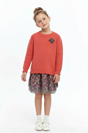 Kız Çocuk Elbise 3-7 Yaş 4111